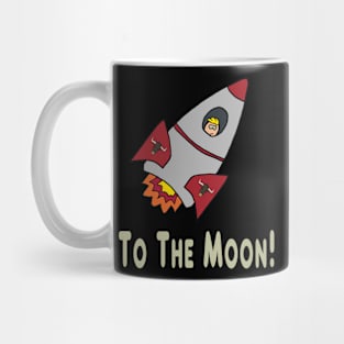 Rocket To The Moon Mug